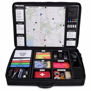 Sac de terrain tactique en nylon Ripstop noir/jaune pour centre de commandement d'incidents et organisateur de centre d'opérations mobiles – Équipement tactique Pakistan - Product Image 4