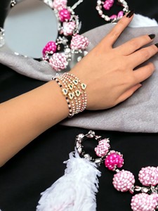 สร้อยข้อมือหินธรรมชาติประดับลูกปัดสไตล์โบฮีเมียนทำมือ DAFNI ของขวัญสำหรับวันแม่และวันวาเลนไทน์ - Product Image 6