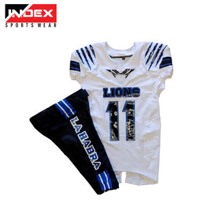 Transpirable sublimación uniforme hecho en Pakistán OEM ODM servicio al por mayor de encargo de alta calidad uniforme de fútbol americano - Product Image 4