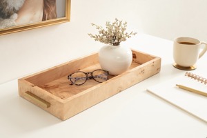 Plateau en aluminium sophistiqué pour une décoration intérieure élégante et une utilisation fonctionnelle dans les tables à dîner et les présentoirs de célébration - Product Image 3