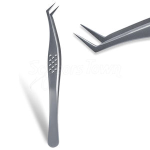 Pinzas de aislamiento de pestañas con acero inoxidable no magnético y revestimiento antideslizante - Product Image 1