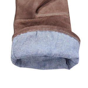 ถุงมือเชื่อมแบบสองด้าน ยอดนิยมและคุณภาพสูง ทนความร้อน ถุงมือหนังสำหรับช่างเชื่อม ถุงมือกันความร้อนสำหรับเตาอบ - Product Image 3