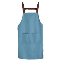 Delantal moderno y duradero para chef con corbata ajustable, diseño clásico cómodo y bolsillos utilitarios para elementos esenciales de cocina