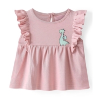 Robes pour fillettes, vêtements pour bébés personnalisés, décontractées, sans manches, 100% coton, fibre de bambou, robe tricotée pour nouveau-né, bouton unique