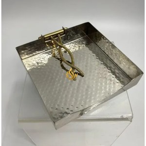 Porte-serviettes de cuisine de table fantaisie Design unique avec présentoir décoratif de serviette de forme carrée et fourniture de placement - Product Image 5