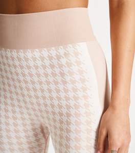 Pantalon de Yoga en cachemire, collant chaud taille haute, poche brossée, lot de tissu en nylon et spandex en chine, collection automne et hiver 86% - Product Image 4