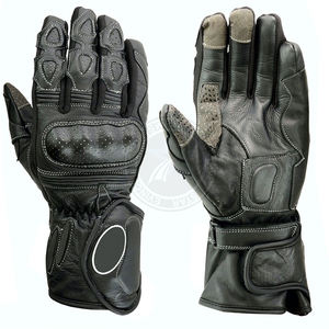 Guantes deportivos de cuero con logotipo personalizado para motocicleta, guantes de carreras de motocicleta, guantes de moto de diseño personalizado de tendencia superior - Product Image 4