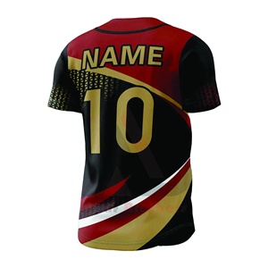 Custom <b>Size</b> Breathable <b>Plus</b> <b>Size</b> Adult Baseball Jersey 100% Polyester Anti-Bacterial Anti-UV Quick Dry OEM/ODM Service - Product Image 5