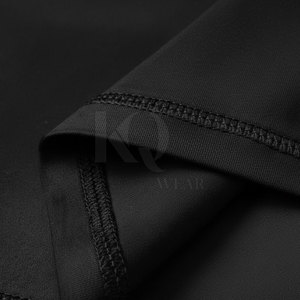 เสื้อรัดกล้ามเนื้อสำหรับผู้ชาย ผ้ายืดสแปนเด็กซ์/โพลีเอสเตอร์ แขนยาว ปรับแต่งโลโก้ได้ ผ้าทนทาน เหมาะสำหรับ MMA BJJ และกีฬาต่อสู้แบบต่างๆ - Product Image 6