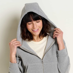 Custom High Quality Womens Grey Fleece <b>Zip</b> <b>Up</b> Hoodie Casual Heavyweight <b>Crop</b> <b>Zip</b> <b>Up</b> Hoodie - Product Image 2