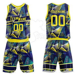 Ensembles d'uniformes de basket-ball grande taille respirants sans manches et très vendus, concevez votre propre logo pour unisexe - Product Image 1