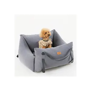 [Bebebeclair] 2024新的宠物产品RITOTO狗经典汽车座椅 (大) 保持安全，即使在汽车柔软和非常舒适