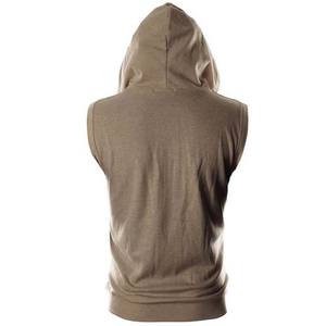 Drop shipping low moq wholesale <b>man</b> custom gym <b>sleeveless</b> muscle <b>hoodie</b> - Product Image 2