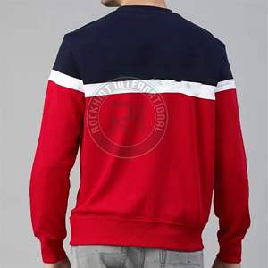 Sweat-shirt ample en coton lourd, vêtements de rue, fabricant, pull-over doux, sweat-shirt de jogging uni lourd - Product Image 3