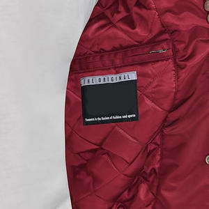 Chaqueta Universitaria de Satén de Seda Personalizada 2025, Venta Caliente, Moda, al por Mayor, para Hombre, Color y Logotipo Personalizados, Hecha en Pakistán - Product Image 5