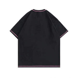 เสื้อยืดแขนสั้นสำหรับผู้ชายผ้าใบโพลีเอสเตอร์/ ผ้าฝ้ายโพลีเอสเตอร์ทนทานออกแบบได้ตามต้องการ - Product Image 4