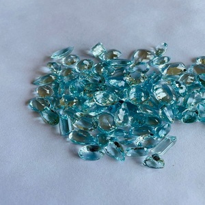 Accessoires de bijoux de qualité AAA certifiés IGI aigue-marine naturelle - Product Image 1