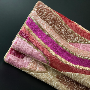 Bolso de mano con cuentas hecho a mano personalizado, elegante bolso de mano hecho a mano con abalorios elegantes para mujeres de glowin fashion - Product Image 5