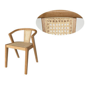 Modern Fancy Wooden Canes Dining Room <b>Chairs</b> Low MOQ Plastic Rattan <b>Chair</b> for Home Apartment <b>Cafe</b> School <b>Table</b> Usage - Product Image 1