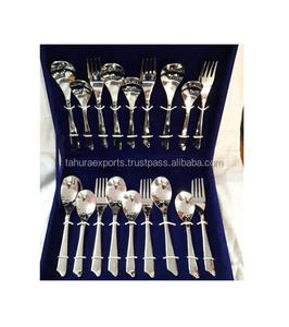 Juego de cubiertos de acero inoxidable personalizable Cubiertos de metal ecológicos para cocina o boda para exportación - Product Image 3