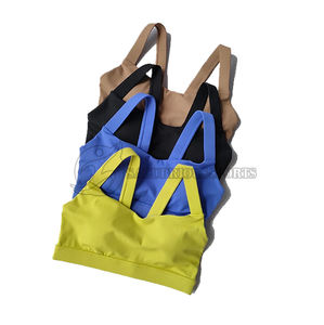 Soutien-gorge de sport pour femme haute intensité antichoc et séchage rapide Anti-UV respirant grande taille ensemble de yoga et de gymnastique avec doublure en Spandex - Product Image 1