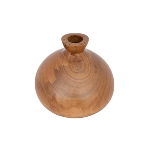 Meilleures ventes de vases à fleurs décoratifs en bois d'acacia faits à la main modernes - Décoration de maison et de jardin écologique et durable - Product Image 3