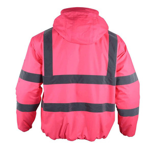 Chaqueta de Seguridad de Trabajo de Último Diseño y Más Vendida con Cuello Alto y Logotipo Frontal, Impermeable y Cortavientos, Ligera, MOQ Bajo - Product Image 2