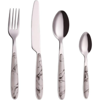 Ensemble de couverts en argent de cuisine en vrac en gros de longue durée couverts en acier inoxydable fabriqué en Inde pour Restaurant toute utilisation de fête