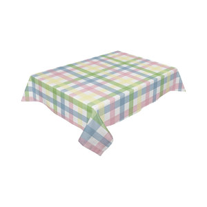 Bulk Supply 100% Cotton Customized Design Rectangular Embroidered <strong>Christmas</strong> Table Cloth with Customized Logo