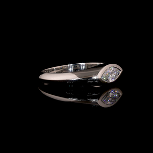 แหวนเพชร14K 18K สีทองแบบคลาสสิกใช้สำหรับใช้ในห้องแล็บส่องแสง - Product Image 2