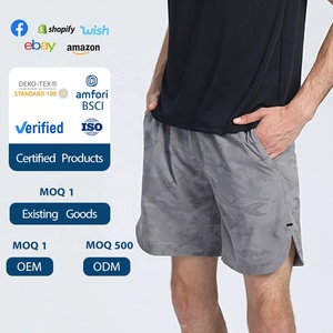 Pantalones cortos deportivos de camuflaje de servicio personalizado para hombre, pantalones ligeros, sueltos, transpirables, para entrenamiento, caminar, Fitness, pantalones cortos, envío DDP - Product Image 4