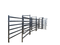 Panneaux d'élevage robustes, panneaux de enclos pour bovins et panneaux de corral portables pour ferme d'élevage