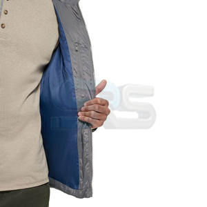 Manteau à bulles en coton matelassé pour hommes veste d'hiver épaisse et chaude à capuche avec logo personnalisé pour l'extérieur vente en gros - Product Image 5
