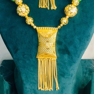 Dernier design d'ensembles de bijoux de mariage tendance DDP en cristal bleu Meilleur achat de l'Inde Prêt à expédier au Royaume-Uni, en France et aux États-Unis Cadeaux de fêtes - Product Image 1