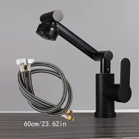 Robinet de lavabo moderne en ABS, sans contact, à capteur, montage sur plan, mélangeur d'eau chaude/froide avec noyau de valve en céramique