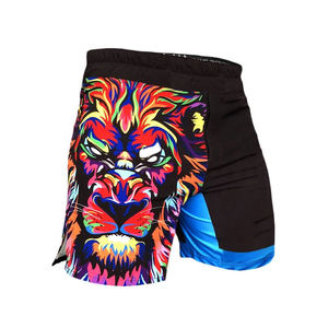 Pantalones cortos MMA de poliéster 100, producto superventas a precio de venta al por mayor, pantalones cortos de lucha con diseño totalmente personalizado para hombre - Product Image 6