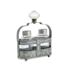 Juego de sal y pimienta galvanizado respetuoso con el medio ambiente apto para lavavajillas con la mejor calidad Tamaño y forma personalizados Uso en restaurantes - Product Image 1