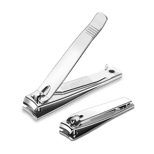 Steel Nail Clipper Finish polish Fingernail Cutter Trimmer Manicure Pedicure Toe Nail Clipper With Nail File
