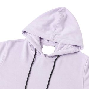 เสื้อกีฬาสวมหัวมีฮู้ดสำหรับผู้ชายเสื้อฮู้ดแบบสวมหัวมีซิปสีล้วน - Product Image 1