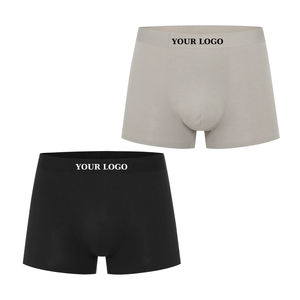 Boxers Design Minimaliste Pour Hommes Pour Confort Toute La Journée Vêtements D'été Pour Hommes Côtelés Modal Sexy Sous-Vêtements Pour Hommes Couleur Personnalisée Usine - Product Image 1