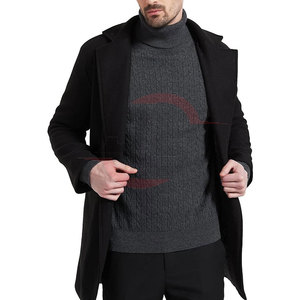 Suéteres de invierno de manga larga de algodón 100% para hombre, ropa transpirable para exteriores para adultos - Product Image 3