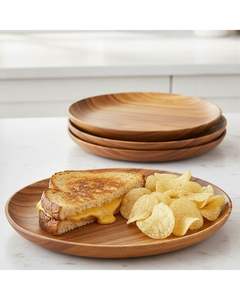 Plateau à fruits en bois d'acacia écologique moderne, design japonais créatif à bascule, plateau à tasses à thé multifonctionnel, haute qualité, restaurant - Product Image 6