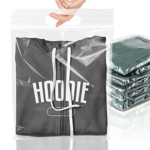 Bolsas con Cierre Hermético Ecológicas al por Mayor con Asa, Bolsas <span class=keywords><strong>de</strong></span> PVC, EVA, PE Reutilizables para Empacar Ropa, Bolsa con Cierre Hermético para Empacar - Product Image 1
