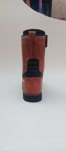 Nouvelles femmes automne/hiver Vintage mode couleur unie bottes en cuir longues femmes baskets - Product Image 5