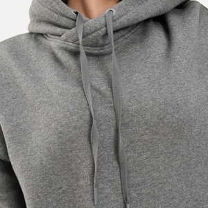 Sweat à capuche surdimensionné Reeder en tissu tricoté respirant gris pour la saison d'automne - Product Image 5