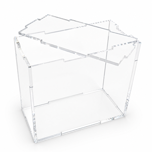 Custodia in acrilico press-fit resistente ai raggi UV al 99,9%, in acrilico colato, flat pack, senza colla, facile <span class=keywords><strong>da</strong></span> montare, per collezioni TCG - Product Image 2