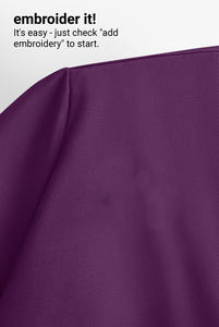 Veste de travail en coton mélangé à manches longues avec ourlet côtelé, coupe professionnelle, respirante, confortable, unisexe - Product Image 5