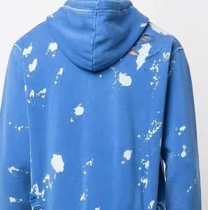 Vêtements décontractés OEM Sun Faded Hoodies pour hommes léger couleur unie respirant durable élégant Sun Faded Hoodies pour adultes - Product Image 1