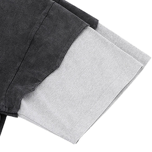 Nouveau design T-shirt à la mode pour hommes T-shirt avec impression de logo personnalisé T-shirt Streetwear T-shirt en coton noir imprimé pour hommes - Product Image 3