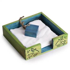 Distributeur de serviettes en forme de bouteille en bois verre cuisine stockage porte-mouchoirs accessoire accessoires de cuisine - Product Image 6